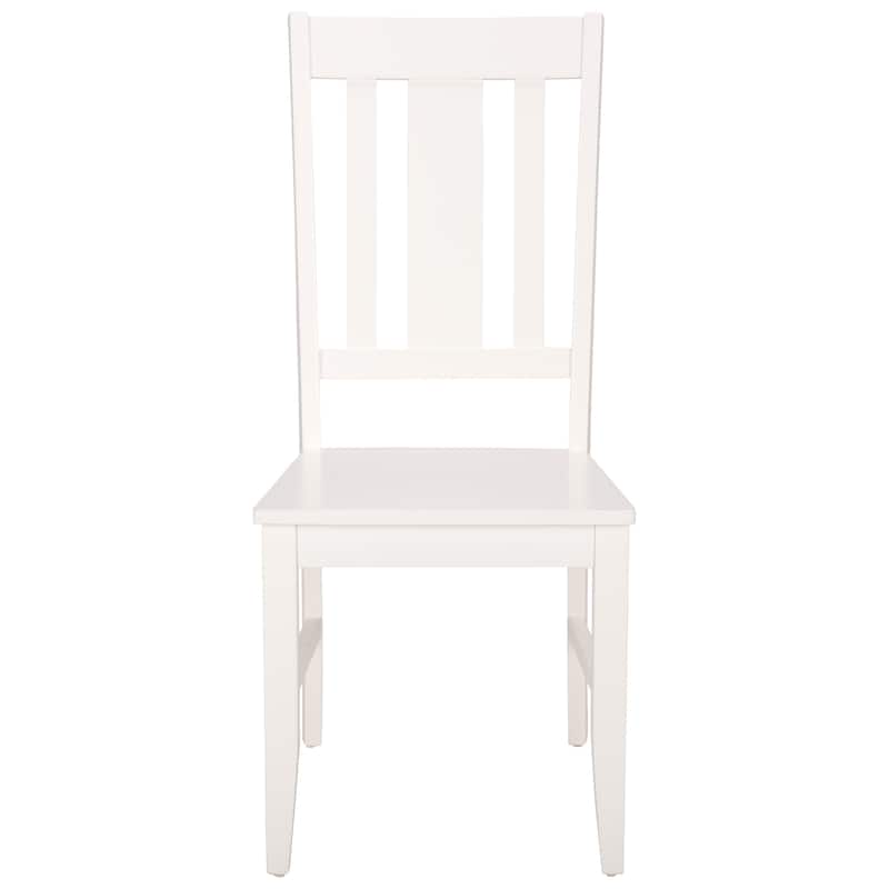 SAFAVIEH Home Roswitha Slat Back Side Chair - 18"W x 22"D x 39"H