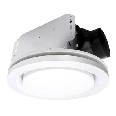Akicon Bathroom Fan with Light, 90 CFM, 1.5 Sones Exhaust Fan,18W Dimmable 3CCT LED Light with 5W Night Light - N/A