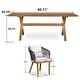 preview thumbnail 12 of 20, PURPLE LEAF Outdoor Dining Set for Garden Deck Wicker Table and Chairs Set-11 Piece