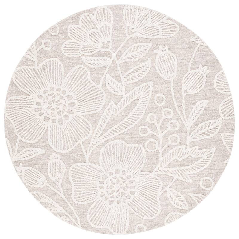 SAFAVIEH Handmade Jardin Kathe Floral Wool Rug