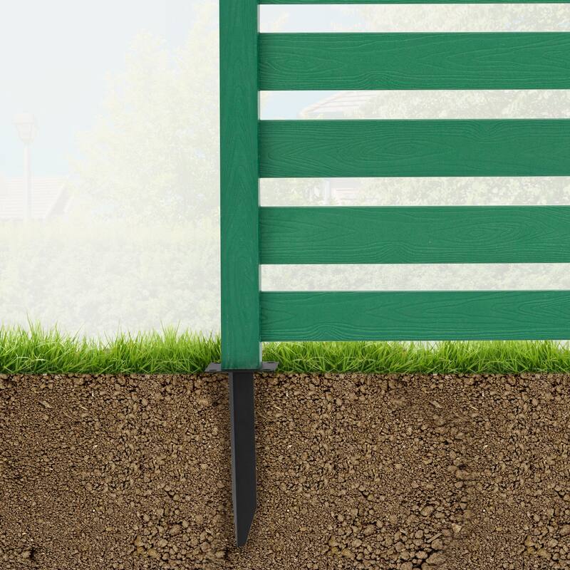 Outdoor Fences That Do Not Require Digging Pits Build A Private Barrier For The Courtyard,4-Panel - 39.3 in. W x 35.6 in. H