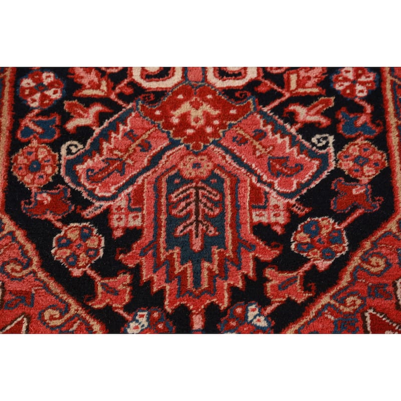 Hand Knotted Oriental 100% Wool Carpet Traditional Medallion Red Heriz Area Rug - 19' 3'' X 12' 0''