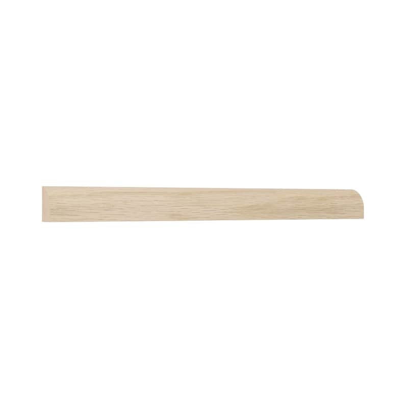 WM129: 7/16-in D x 11/16-in W x 96-in L Americraft Solid Hardwood Stain Grade Shoe Moulding