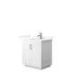 Option White, Nickel Trim, Giotto Quartz Top