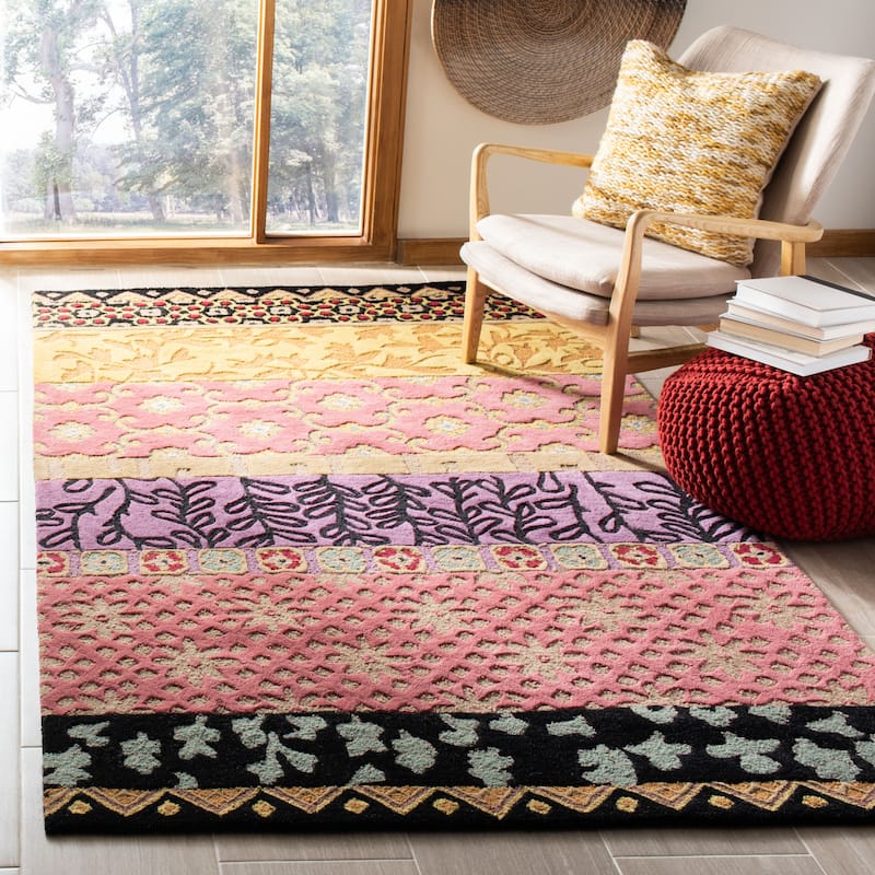 SAFAVIEH, Handmade Rodeo Drive Abril Mid-Century Modern Abstract Wool