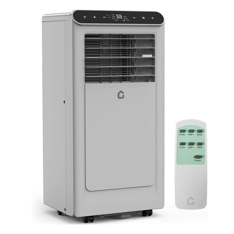 8000 BTU Portable Air Conditioner for 350 Sq.Ft. Home, Office - N/A - Grey