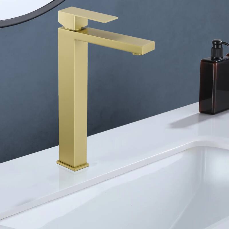 Topcraft Stainless Steel Single Handle Bathroom Sink Faucet