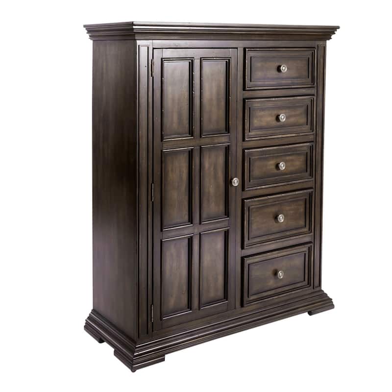 Big Valley Brownstone Distressed Door Chest