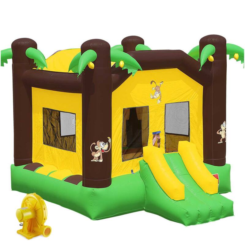 Commercial Jungle Bounce House with Blower - Kids