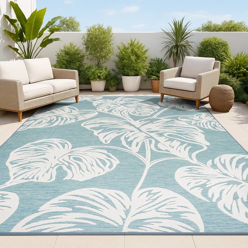JONATHAN Y Montego Abstract Swirl Area Rug