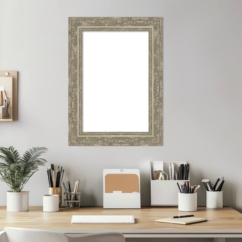 Filigree Framed Dry Erase Magnetic Board