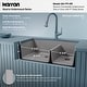 preview thumbnail 35 of 76, Karran Undermount Quartz Double Bowl Kitchen Sink