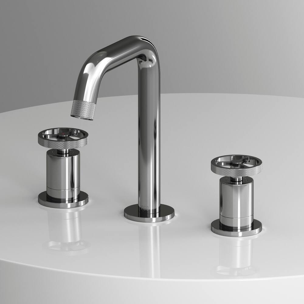 VIGO Cass 8" H 2-Handle Widespread Bathroom Faucet