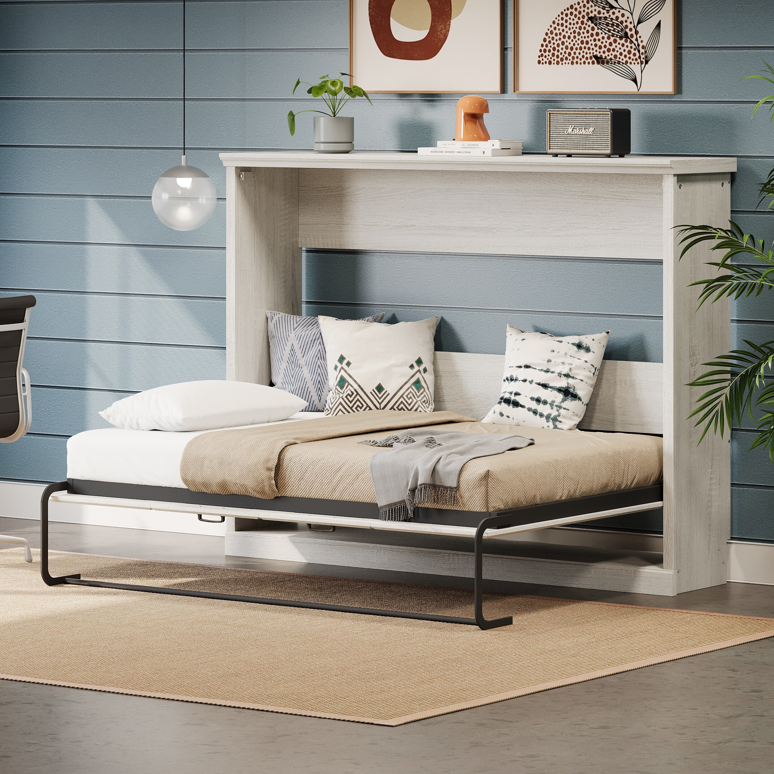 A bed that folds into the wall discount
