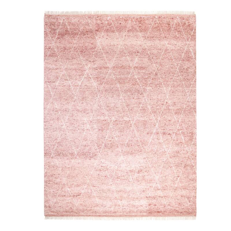 Overton Handmade Shaggy Boho Moroccan Area Rug
