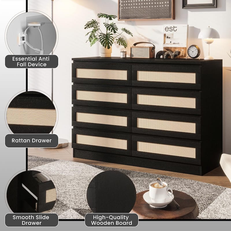 Rattan Dresser for Bedroom