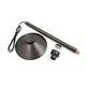 preview thumbnail 12 of 10, 18" Antique Brass Outdoor Path Light Wide-Brim Dark Sky Landscape Lighting (G4 Bulb Compatible)