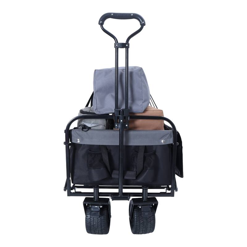 Foldable Wagon Cart with strapping system Beach