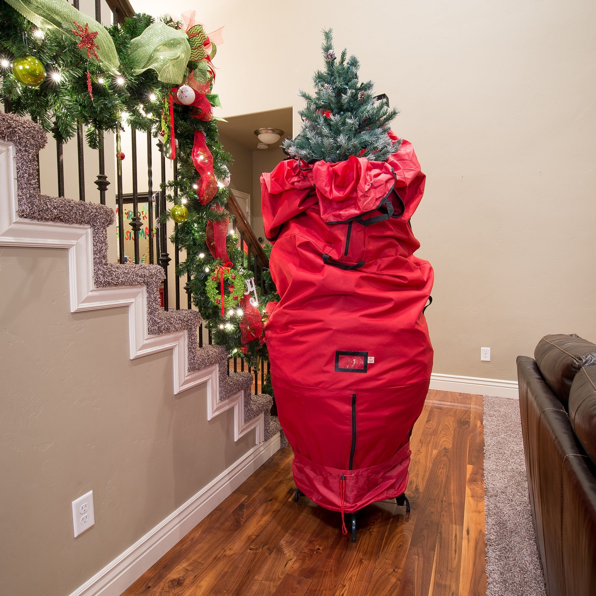 Santa's Bag 6'-9' Extra Large Tree Storage Bag