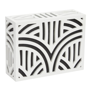 Wood Doorbell Chime Cover Box Only, Corinthian Style Pattern, White (8 ...
