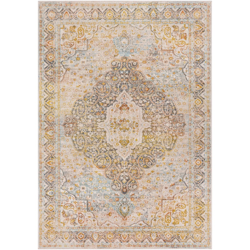 Livabliss Angelo Traditional Medallion Area Rug