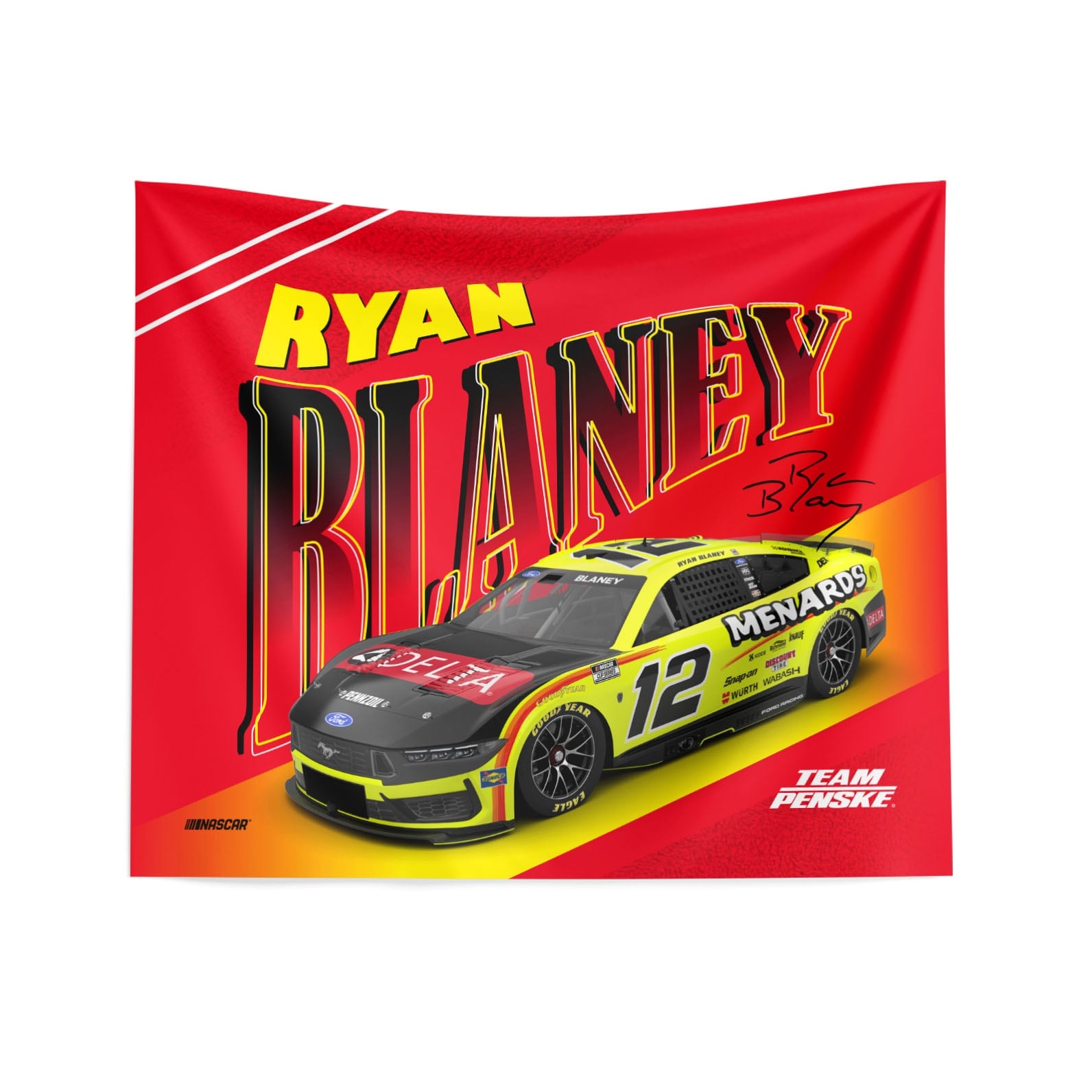 NASCAR Comet Car Wall Hanging