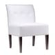 preview thumbnail 18 of 51, Samantha Indoor Living Room Velvet Slipper Chair by Sole Designs White
