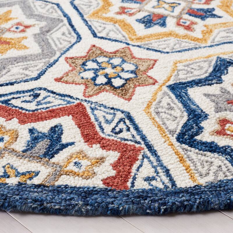 SAFAVIEH Handmade Metro Sanem French Country Wool Rug