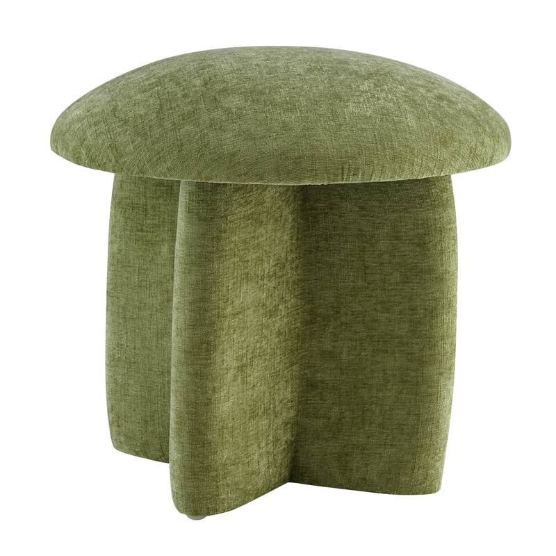 NPD Furniture Cielo Chenille Ottoman - Millburry Green