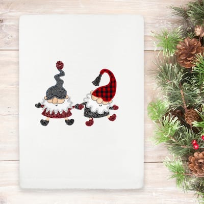 Authentic Hotel and Spa Christmas Gnomes Hand Towel
