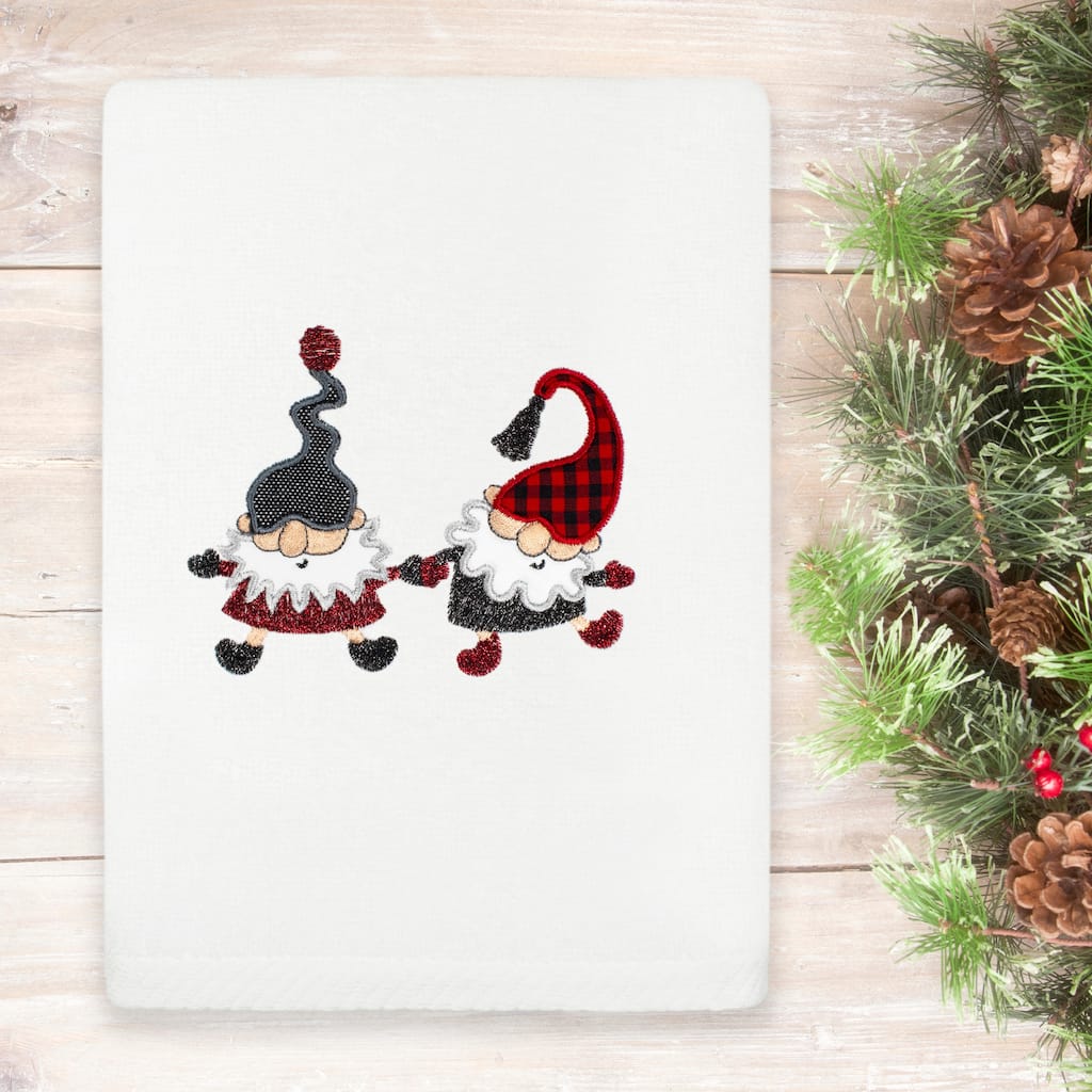 Authentic Hotel and Spa Christmas Gnomes Hand Towel