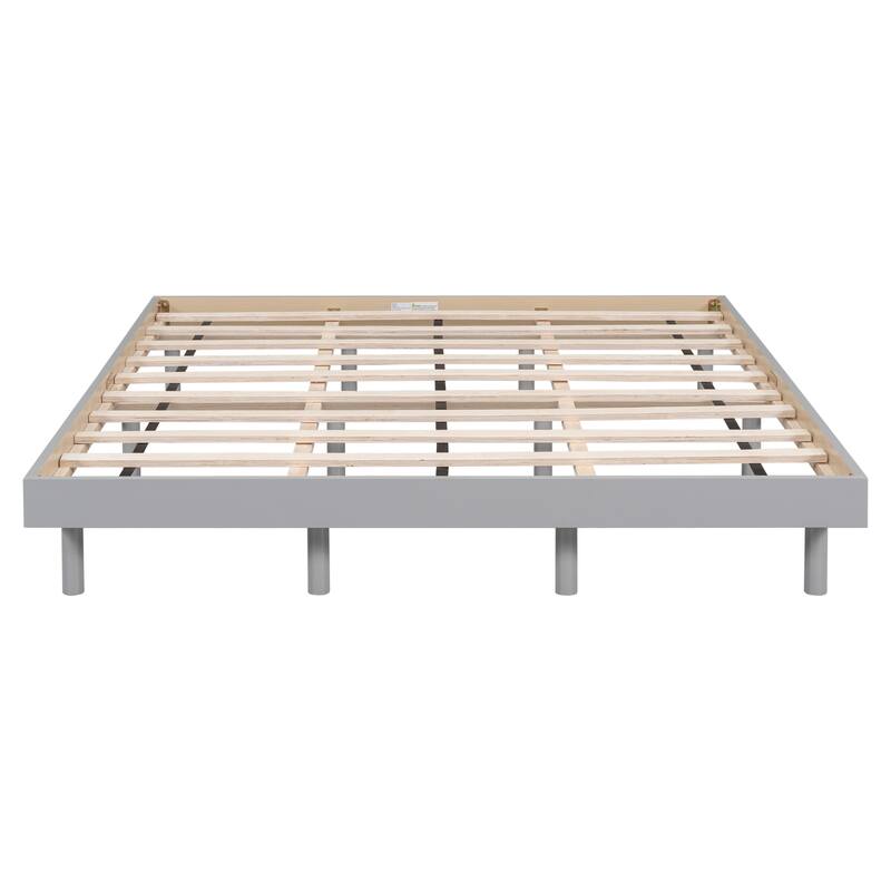 Modern Design Queen Floating Platform Bed Frame for Bedroom