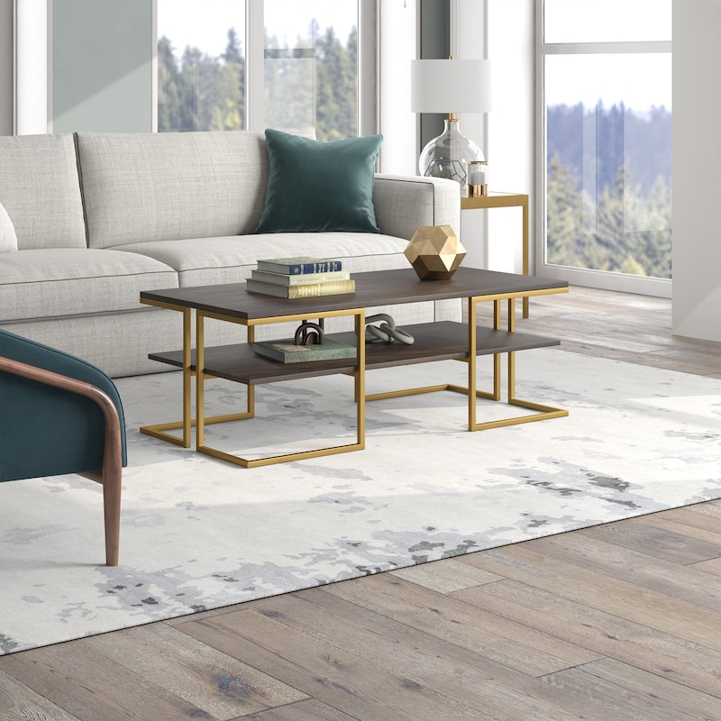 Pike 45" Wide Rectangular Coffee Table