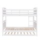preview thumbnail 6 of 25, Twin Over Twin Pine Bunk Bed with Twin Size Trundle, Equipped with Stairs and Safety Barriers