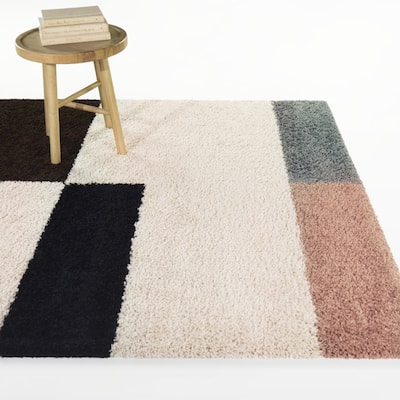Daniel Modern Color Block Area Rug