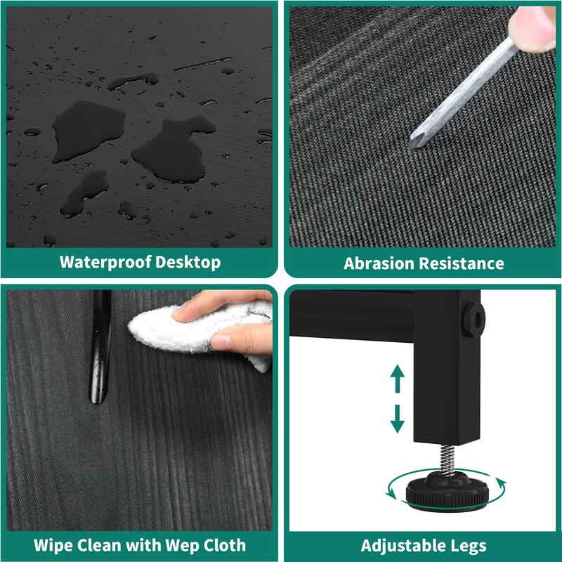 Modern Wide Dresser Storage Tower with 5 Drawers