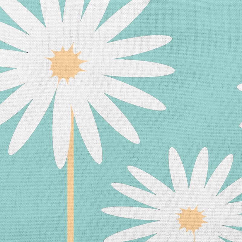 Floral Print Decorative Throw Pillow
