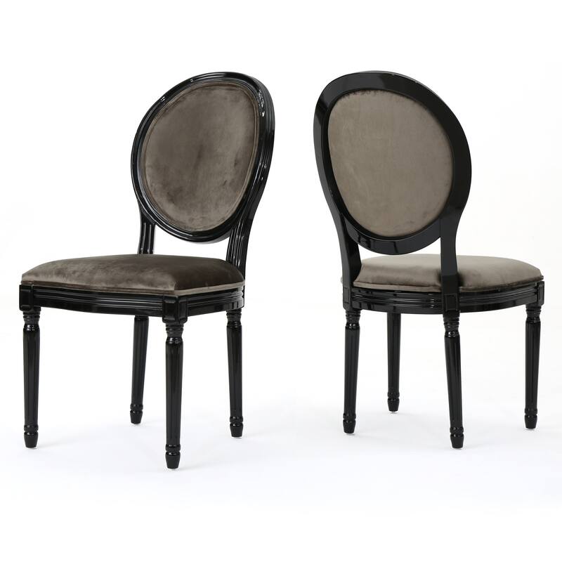 Phinnaeus Contemporary Velvet Dining Chairs (Set of 2) by Christopher Knight Home