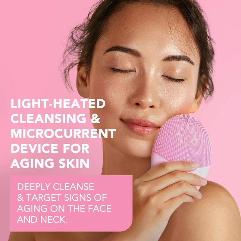 Foreo Luna 4 Plus LED Cleansing Brush for Normal Skin - Pearl Pink