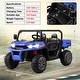 preview thumbnail 24 of 38, Gymax 12V 2 Seater Ride On UTV Dump Truck Remote w/ Electric Dump Bed