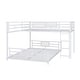 preview thumbnail 21 of 25, 2 In 1 Metal Twin over Full L-shaped Bunk Bed With Safety Guaranteed