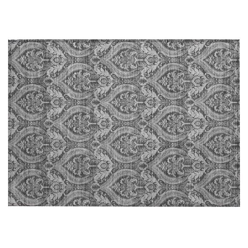Pami Garden-Inspired Weather Resistant Versatile Elegance Outdoor Rug