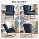 preview thumbnail 48 of 54, HOMYKA 25.2” Wide Rocking Chair with Button Accents for Nurseries