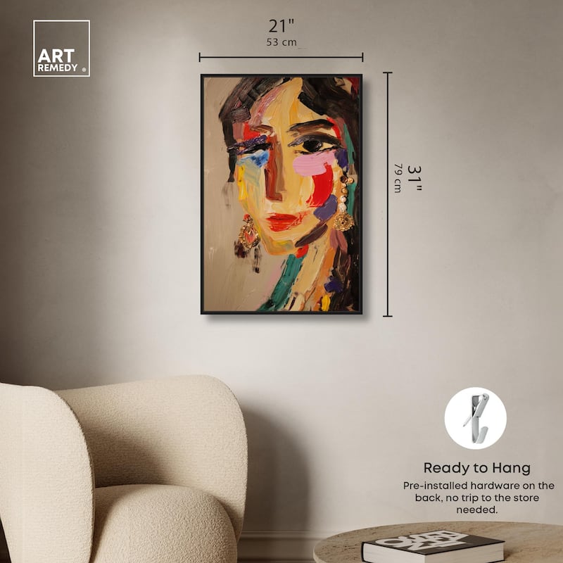 Colorful Expression II Canvas by Art Remedy