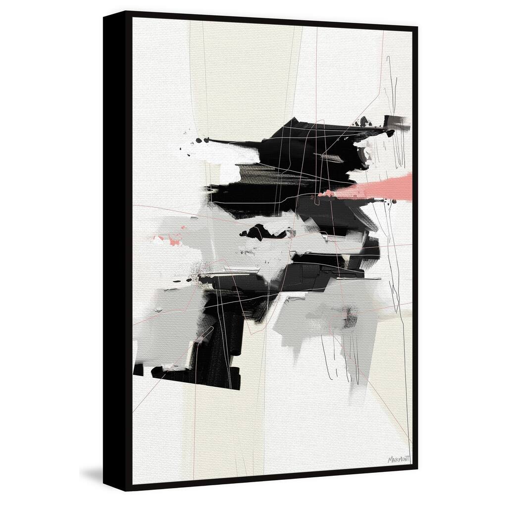 Shadowy Floater Framed Print on Canvas