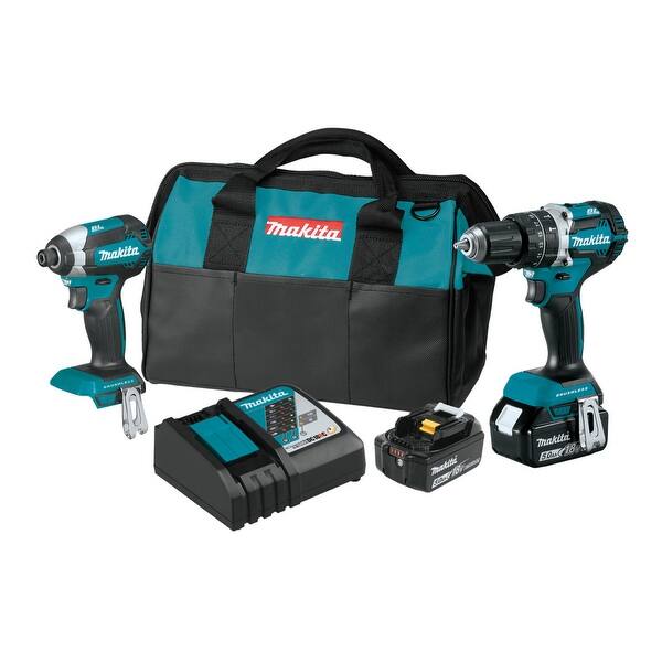 Shop Black Friday Deals On Makita Xt269t 18v Lxt Lithium Ion Brushless Cordless 2 Pc Combo Kit Overstock 30792860