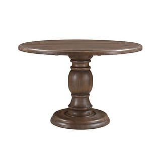 Caden Round Wood Pedestal Dining Table - Bed Bath & Beyond - 31826810
