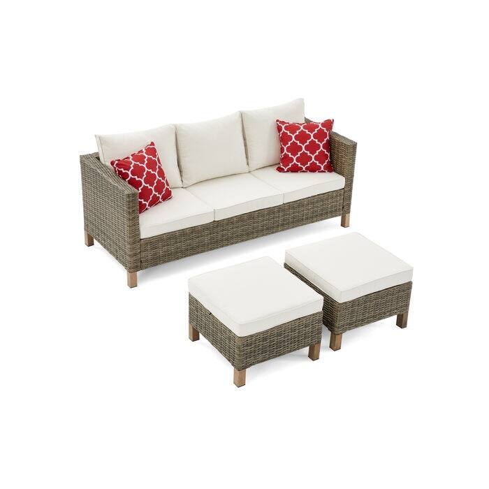 8 Piece Sectional Seating Group with Cushions