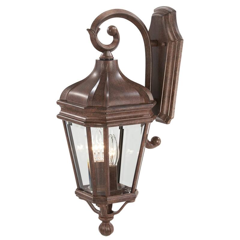The Great Outdoors 2 Light 21" Height Outdoor Wall Sconce from the - Vintage Rust