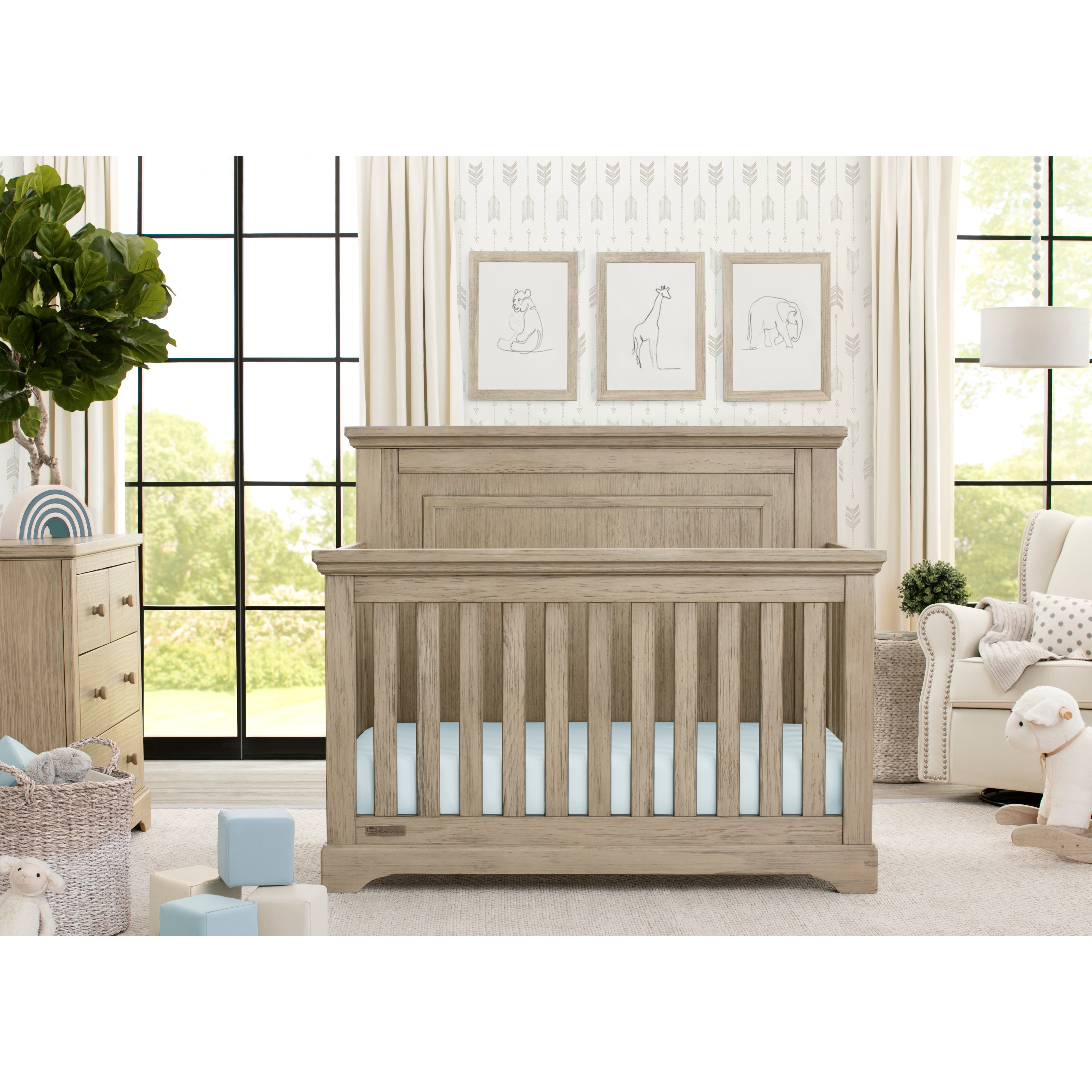 Simmons rustic white crib new arrivals